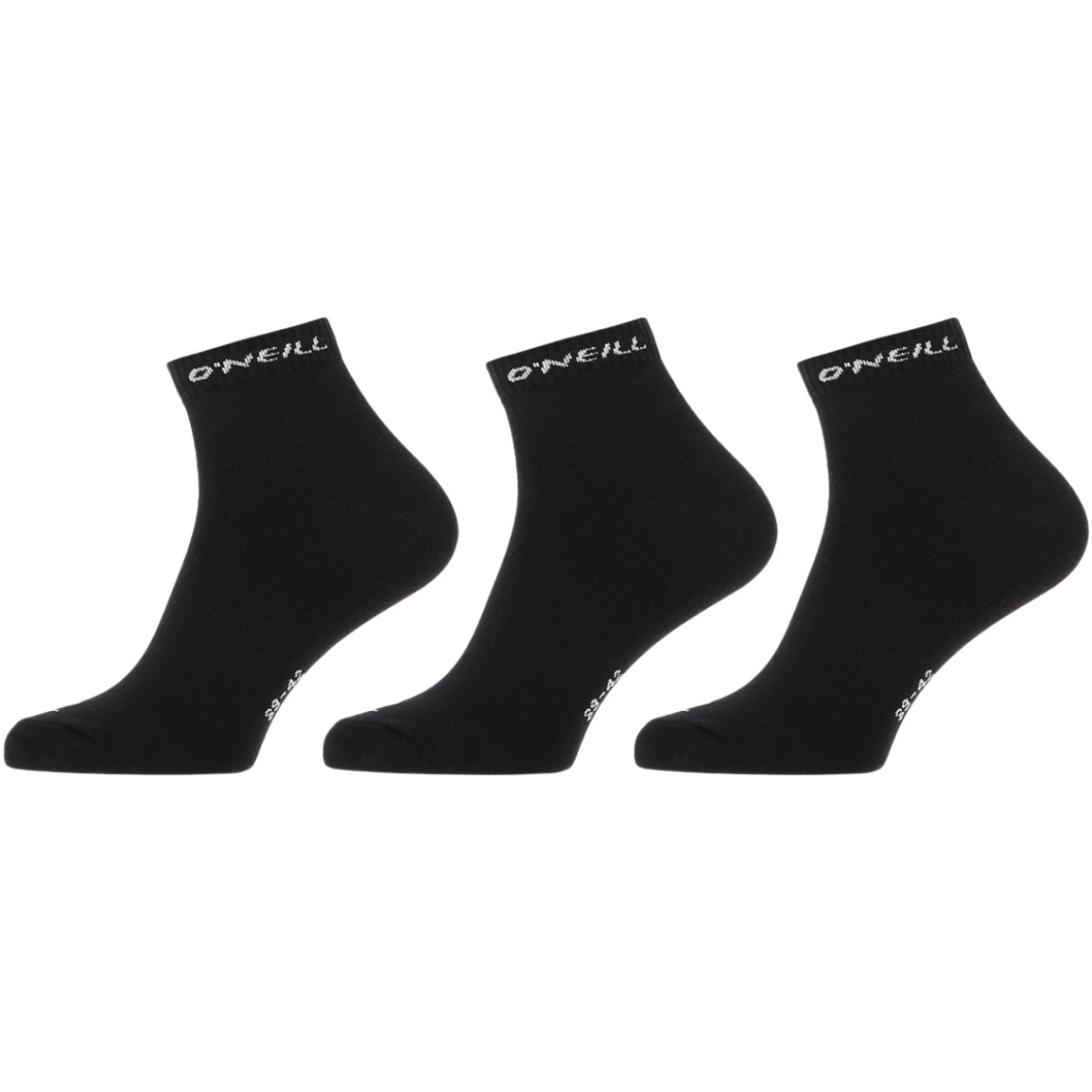 2025 O'Neill Kvarter Socks 3-Pack 750003 - Black